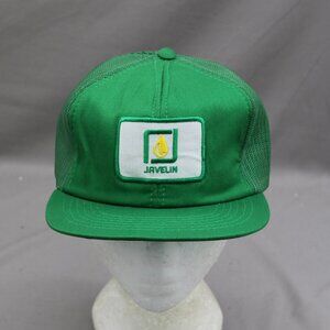Vintage Patched Trucker Hat - Javelin Oil - Adult Snapback